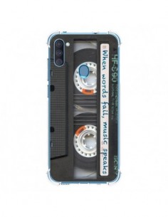 Coque Samsung Galaxy A11 et M11 Cassette Words K7 -...