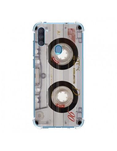 Coque Samsung Galaxy A11 et M11 Cassette Transparente K7 - Maximilian San