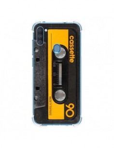 Coque Samsung Galaxy A11 et M11 Yellow Cassette K7 -...