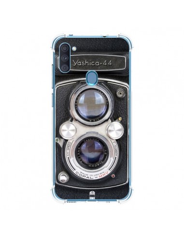 Coque Samsung Galaxy A11 et M11 Vintage Camera Yashica 44 Appareil Photo - Maximilian San