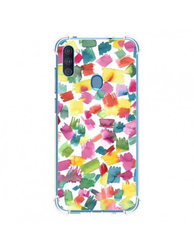 Coque Samsung Galaxy A11 et M11 Abstract Spring Colorful - Ninola Design