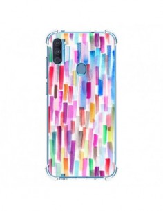 Coque Samsung Galaxy A11 et M11 Colorful Brushstrokes...
