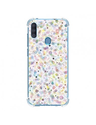 Coque Samsung Galaxy A11 et M11 Cosmic Bubbles Multicolored - Ninola Design