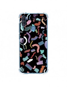 Coque Samsung Galaxy A11 et M11 Curly and Zigzag Stripes...