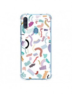 Coque Samsung Galaxy A11 et M11 Curly and Zigzag Stripes...