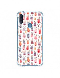 Coque Samsung Galaxy A11 et M11 Cute Winter Reindeers -...