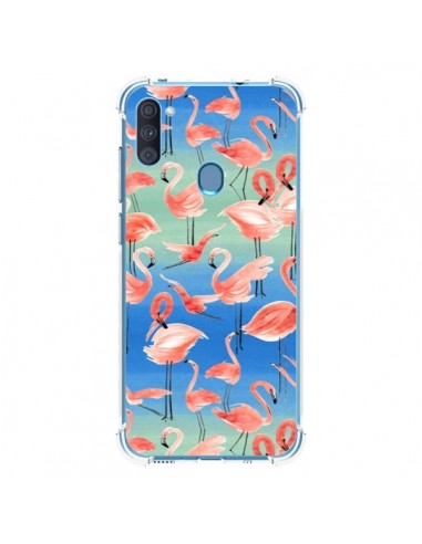 Coque Samsung Galaxy A11 et M11 Flamingo Pink - Ninola Design