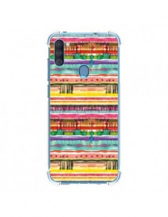 Coque Samsung Galaxy A11 et M11 Ink Dust Blue - Ninola...