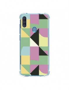 Coque Samsung Galaxy A11 et M11 Ink Flowers Yellow -...