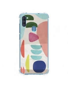 Coque Samsung Galaxy A11 et M11 Moody Geometry Multi...