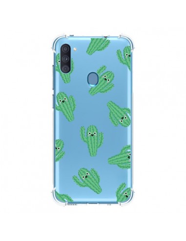 Coque Samsung Galaxy A11 et M11 Chute de Cactus Smiley Transparente - Nico