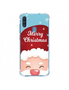 Coque Samsung Galaxy A11 et M11 Bonnet du Père Noël Merry...