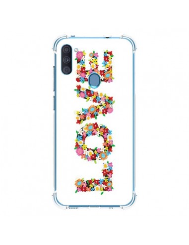 Coque Samsung Galaxy A11 et M11 Love Fleurs - Nico