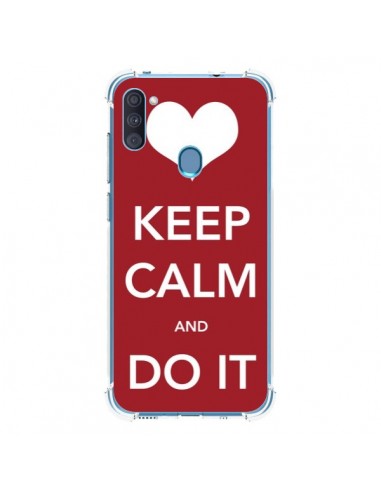 Coque Samsung Galaxy A11 et M11 Keep Calm and Do It - Nico