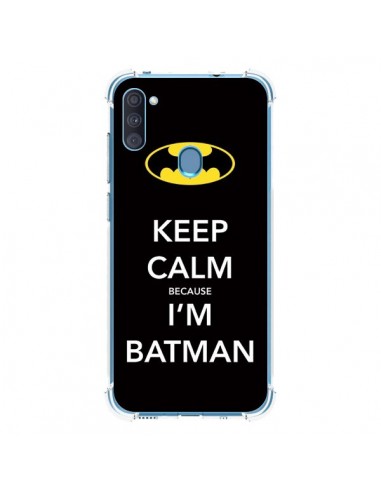 Coque Samsung Galaxy A11 et M11 Keep Calm because I'm Batman - Nico