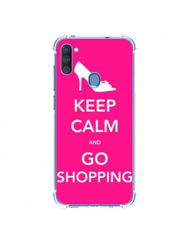 Coque Samsung Galaxy A11 et M11 Keep Calm and Go Shopping - Nico