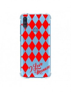 Coque Samsung Galaxy A11 et M11 I Love Monaco et Losange...