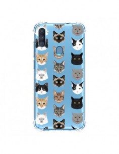 Coque Samsung Galaxy A11 et M11 Chats Transparente - Pet...