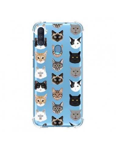 Coque Samsung Galaxy A11 et M11 Chats Transparente - Pet Friendly