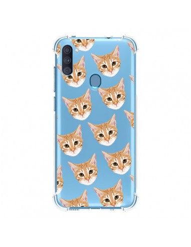 Coque Samsung Galaxy A11 et M11 Chats Beige Transparente - Pet Friendly