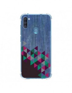 Coque Samsung Galaxy A11 et M11 Wood Bois Azteque...