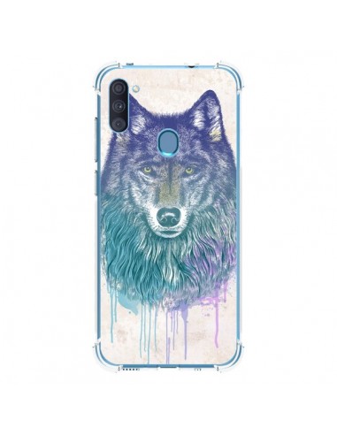 Coque Samsung Galaxy A11 et M11 Loup - Rachel Caldwell