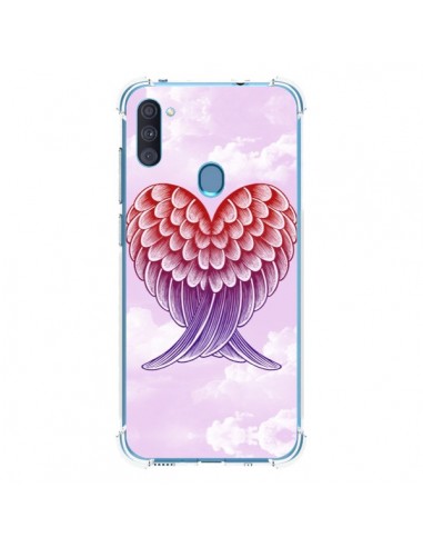 Coque Samsung Galaxy A11 et M11 Ailes d'ange Amour - Rachel Caldwell