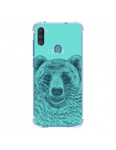 Coque Samsung Galaxy A11 et M11 Bear Ours I like You - Rachel Caldwell