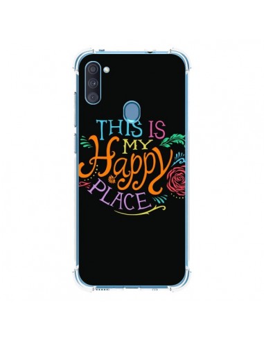 Coque Samsung Galaxy A11 et M11 This is my Happy Place - Rachel Caldwell