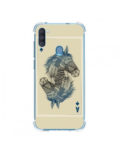 Coque Samsung Galaxy A11 et M11 Cheval Carte Jeu Horse As - Rachel Caldwell