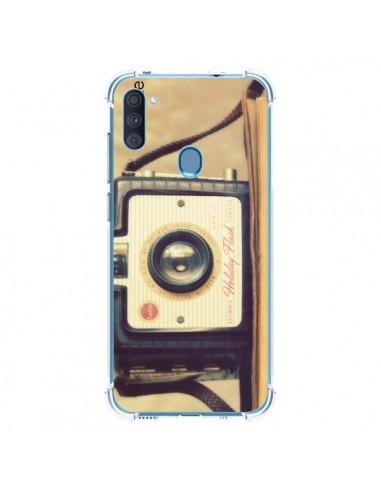 Coque Samsung Galaxy A11 et M11 Appareil Photos Vintage Smile - R Delean