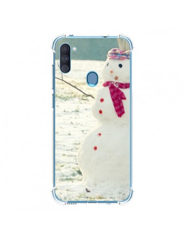 Coque Samsung Galaxy A11 et M11 Bonhomme de Neige - R Delean