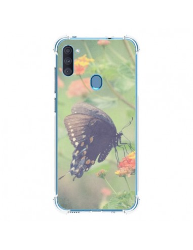 Coque Samsung Galaxy A11 et M11 Papillon Butterfly - R Delean