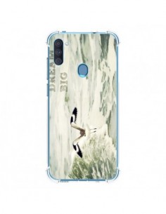 Coque Samsung Galaxy A11 et M11 Dream Big Mouette Mer - R...