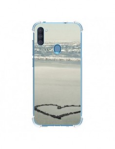 Coque Samsung Galaxy A11 et M11 Coeoeur Plage Beach Mer...
