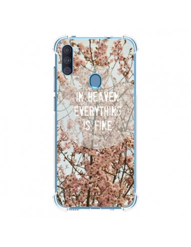 Coque Samsung Galaxy A11 et M11 In heaven everything is fine paradis fleur - R Delean