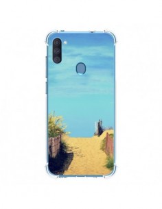 Coque Samsung Galaxy A11 et M11 Plage Beach Sand Sable -...