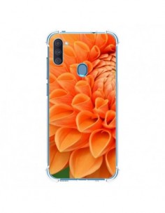 Coque Samsung Galaxy A11 et M11 Fleurs oranges flower - R...