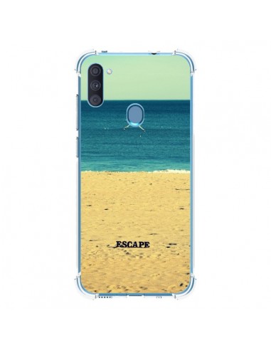 Coque Samsung Galaxy A11 et M11 Escape Mer Plage Ocean Sable Paysage - R Delean