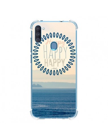 Coque Samsung Galaxy A11 et M11 Happy Day Mer Ocean Sable Plage Paysage - R Delean