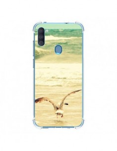 Coque Samsung Galaxy A11 et M11 Mouette Mer Ocean Sable...