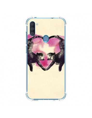 Coque Samsung Galaxy A11 et M11 Cats love to sleep - Robert Farkas