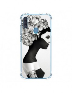 Coque Samsung Galaxy A11 et M11 Marianna Fille Fleurs -...
