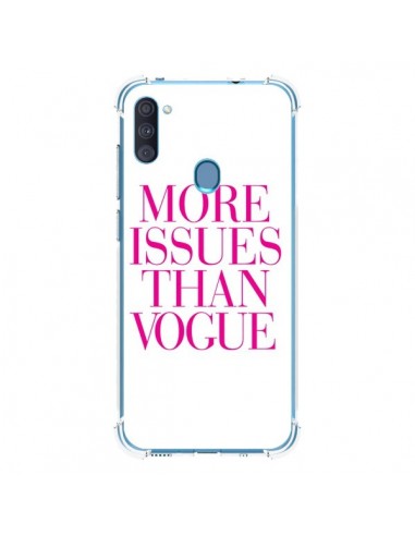 Coque Samsung Galaxy A11 et M11 More Issues Than Vogue Rose Pink - Rex Lambo