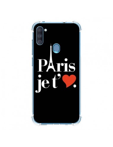 Coque Samsung Galaxy A11 et M11 Paris je t'aime - Rex Lambo