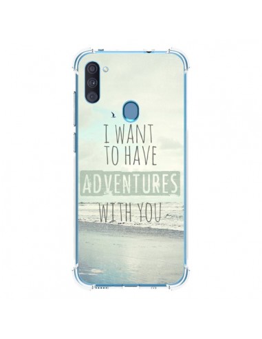 Coque Samsung Galaxy A11 et M11 I want to have adventures with you - Sylvia Cook
