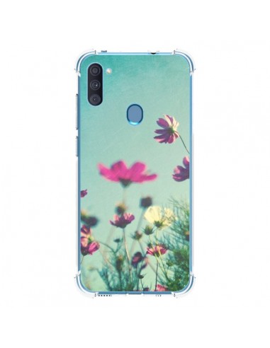 Coque Samsung Galaxy A11 et M11 Fleurs Reach for the Sky - Sylvia Cook