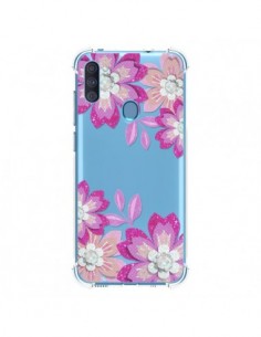 Coque Samsung Galaxy A11 et M11 Winter Flower Rose,...