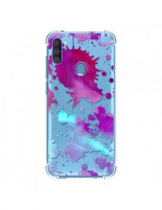Coque Samsung Galaxy A11 et M11 Watercolor Splash Taches...