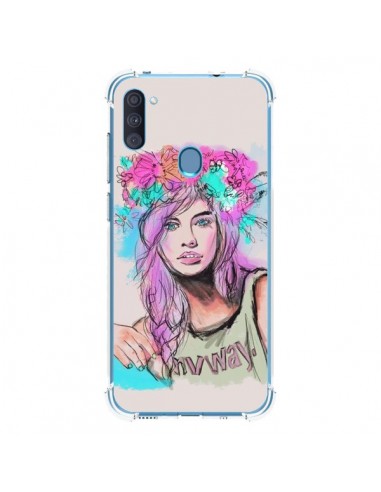 Coque Samsung Galaxy A11 et M11 Femme Mannequin Barbara Palvin - Sara Eshak